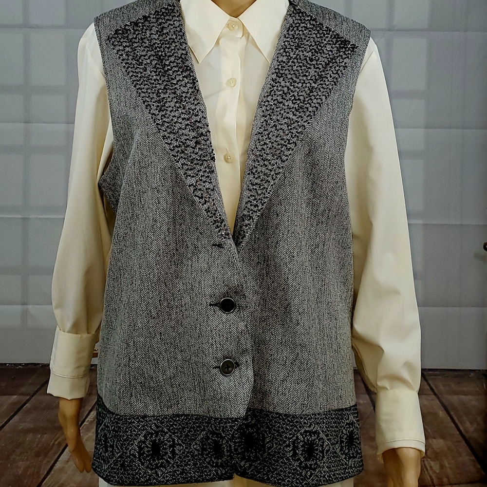 Coldwater Creek Tuxedo type looking Vest #207